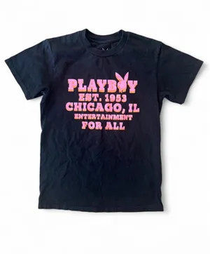 Playboy Black and Pink T-Shirt thumbnail 1