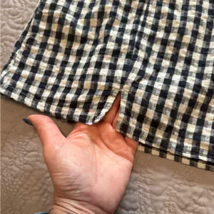 Small•American Eagle•Classic• Navy and White Gingham Skirt thumbnail 8