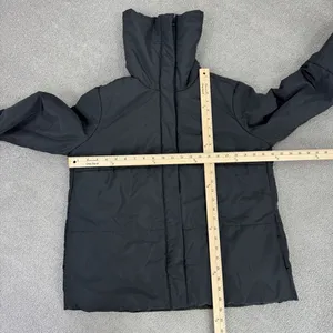 Simply Vera Puffer Jacket Faux Fur Collar Hood‎ Black Medium Balloon Sleeve thumbnail 15