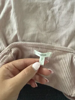 Maurice's Pink Ribbed Bodysuit thumbnail 2