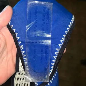 Victoria’s Secret electric blue crochet S bikini bottoms thumbnail 3