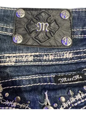 Miss Me easy Bermuda Denim Shorts size 27 thumbnail 3