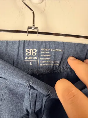 Albion Fit Women’s Ankle Zip Jet Setter Jogger Pants Size large blue thumbnail 2