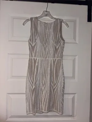 Lulu’s White Sequined Mini Dress thumbnail 6