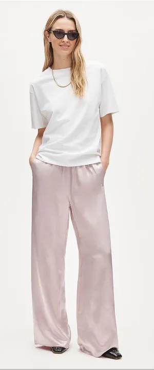 J.Crew Cosmo pant in luster charmeuse thumbnail 1