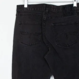 Lauren Ralph Lauren Womens Black Classic Bootcut Denim Jean Size 6 Embellished‎ thumbnail 5