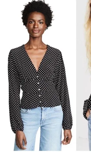 FREE PEOPLE Love Street Top In Black thumbnail 2