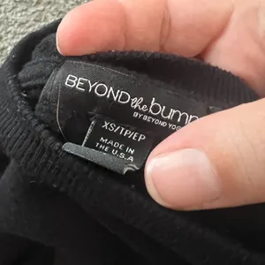 Beyond Yoga beyond the bump black top size‎ XS thumbnail 8
