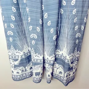 Women’s Elephant‎ Grey Wide Leg Slit Pants Size L/XL thumbnail 9