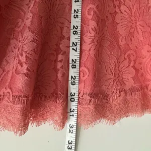 Forever Unique Lace Sequence Dress Coral Pink Size 12 Fit & Flare Formal Party thumbnail 11