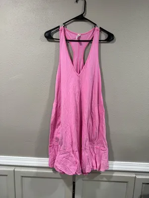 Daily Practice Anthropologie Bubble- Hem Dress Pink thumbnail 4