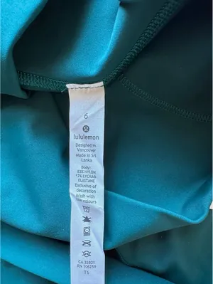 Lululemon Wunder Under High Rise 28” Nulux, Emerald Size 6 NWT thumbnail 6