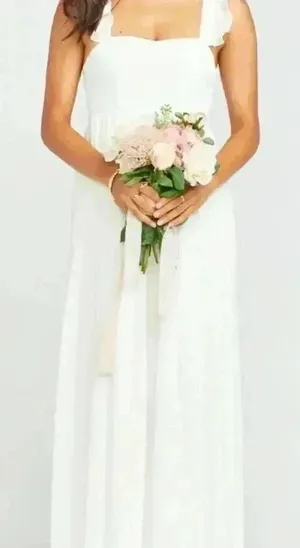 Show Me Your MuMu June Maxi Dress wedding XL Bride Romantic thumbnail 1