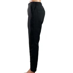 Uniqlo Windproof Warm Lined Women's Black Straight High Rise Trousers Pants M thumbnail 2