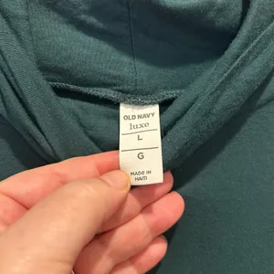 Old Navy Luxe‎ Long Sleeve Turtleneck Top Deep Teal Green Size Large Minimalist thumbnail 3