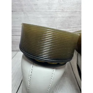 Dr Martens 2976 White Leather Chelsea Boot Women Yellow Stitch 26228100 SZ 6 thumbnail 13
