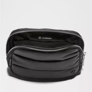 LuluLemon Black Everywhere Belt Bag 1L Wunder Puff Shine Purse Crossbody Shoulder thumbnail 2