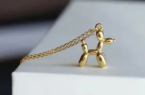 NEW balloon dog necklace, gold balloon dog, balloon dog jewelry, preppy jewelry thumbnail 2