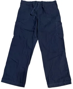 Carhartt Scrub Pants Women Sz L Cargo Blue drawstring, medical office thumbnail 1