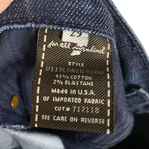 7 For All Mankind Dojo Jeans Dark‎ Wash Black Accents Size 29 thumbnail 13