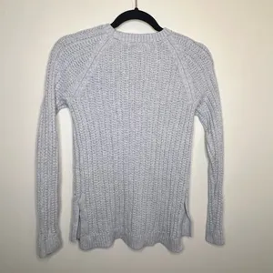 GAP Light Gray Cable‎ Knit Sweater thumbnail 3