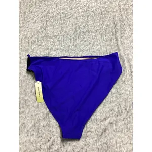 Summersalt‎ High Leg Mid Rise Bikini Bottom Blue Colorblock NWT Size 8 thumbnail 2