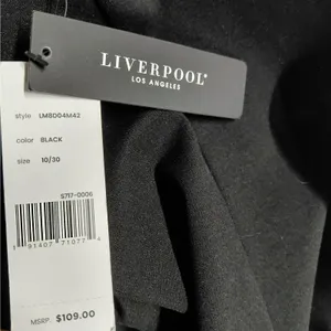 Liverpool Los Angeles Womens Sheath Cocktail Dress Size 10 Black Career Office thumbnail 9