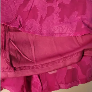NWT Pink Floral Tiered Mini Dress Wedding Guest Easter Party Long Sleeve Size‎ S thumbnail 8