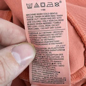 Athleta Sundown Alliance Hoodie Sweatshirt Orange Women L V-Neck Relaxed Comfy‎ thumbnail 7