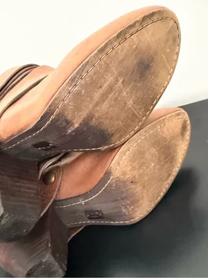 Anthropologie Schuler & Sons Philadelphia genuine leather ankle booties size 10 thumbnail 6