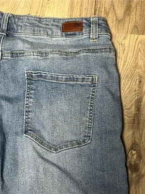 Blue Revival Wide Leg Denim Jeans Size 29 Medium Wash Flex Back thumbnail 6