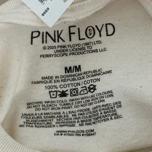 Pink Floyd Cream/Green Cosmic Pyramid Graphic Tshirt NWT thumbnail 7