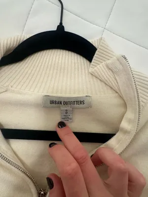 Urban Outfitters White Long Sleeve Top Sweater thumbnail 3