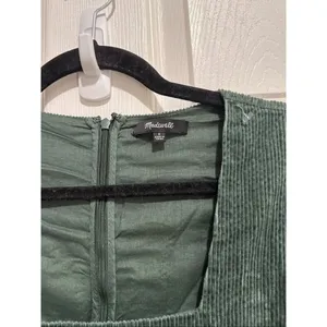 Madewell corduroy aidy square-neck tiered mini dress 2 thumbnail 4