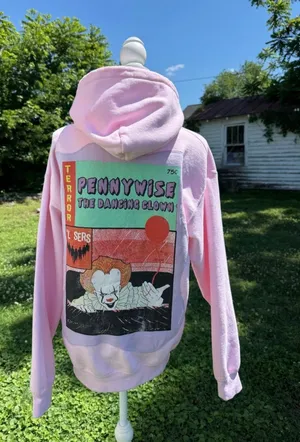Handmade Pennywise “it” Hoodie Med thumbnail 1