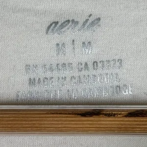 Aerie Women’s Dream Fleece Sherpa Half Zip Pullover Cream Cozy Minimalist Sz M thumbnail 3