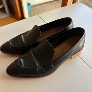 Everlane The Modern Loafer Womens 8.5 Black Italian Leather Slip On‎ Flat Shoes thumbnail 10