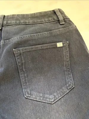 HALARA Black High-Rise Denim Shorts thumbnail 8