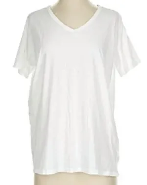 Aerie White V-Neck T-Shirt thumbnail 1