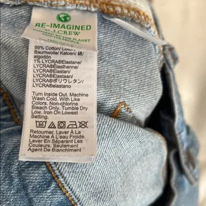J.Crew‎ Mid Rise Flare Crop Light Blue Wash Size 30 thumbnail 7