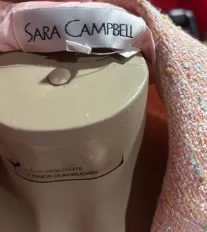 Sara Campbell Pink Tweed Ruffle Hem Skirt Suit thumbnail 6