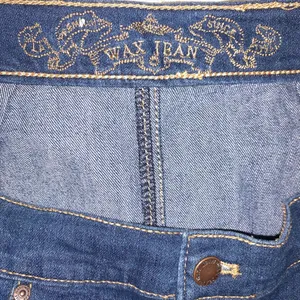 Mini Skirt Womens Size large Front Button Denim Jean Stretch dark Wash thumbnail 3