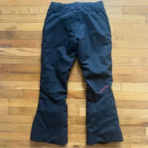 SPYDER Women’s Black & Pink Ski Snow Pants‎ Waterproof size XS thumbnail 2