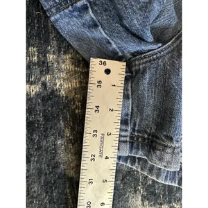 Vintage Faded Glory Jean Shorts Missy Size16 Blue Denim Cotton Grunge Y2K Rugged thumbnail 8