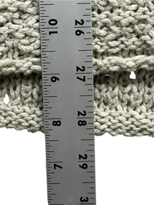 Aerie Gray Open Knit Sweater Tank Top Size XL Sleeveless Scoop Neck thumbnail 7