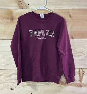 Gildan Naples Florida Crewneck thumbnail 1