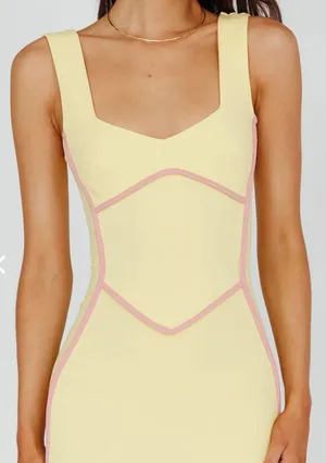 Selfie Leslie Yellow Dress thumbnail 2