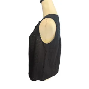 Tommy Hilfiger Navy Blue Sleeveless Top Small thumbnail 4
