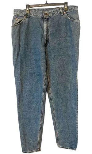 Levi's Vintage Orange Tab‎ Tapered Fit Medium Wash Jeans 9922 Size 18 thumbnail 1