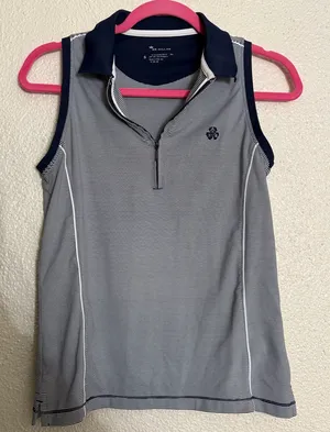 Peter Millar womens Chrissie Erin Hills Logo Sleeveless Tank for Golf size Small thumbnail 1